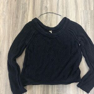 Free people black sweater
